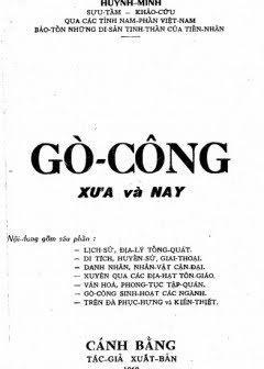go-cong-xua-va-nay